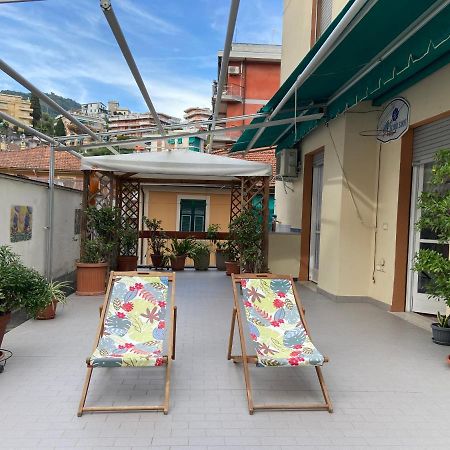 Sunny Apartment With Big Terrace Rapallo Bagian luar foto